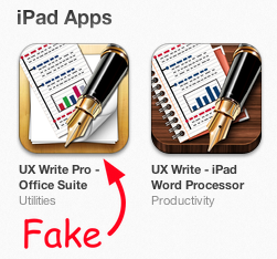 Fake UX Write