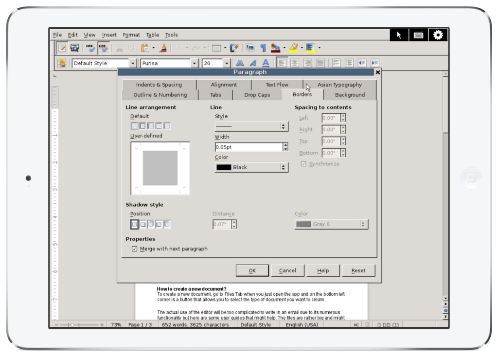 openoffice for ipad